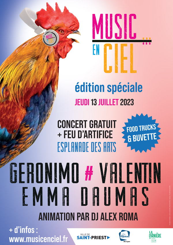 affiche music en Ciel 2023